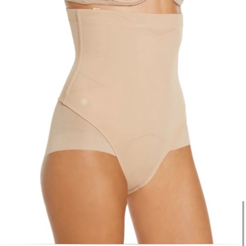 High-Waist Shapewear Brief in Nude